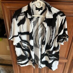 No Boundaries Monochrome Men's Casual Shirt